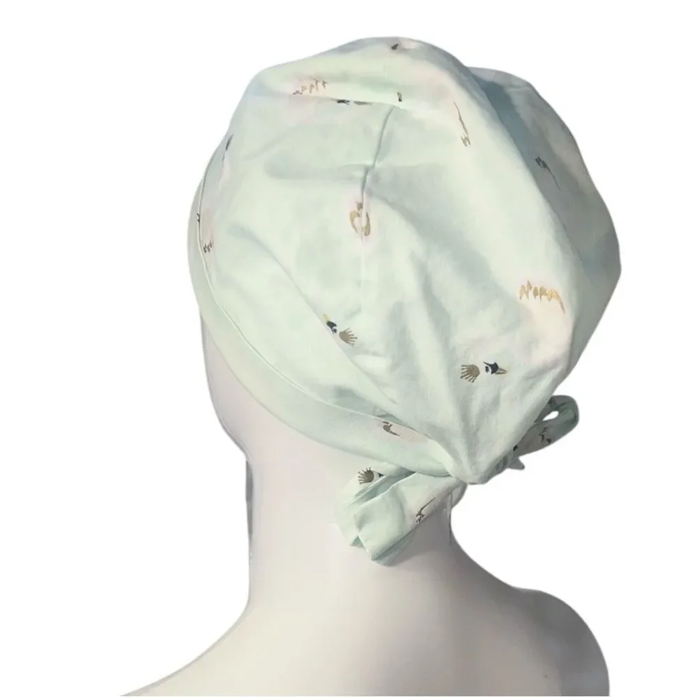 Crown Swans Pixie-Style Scrub Hat